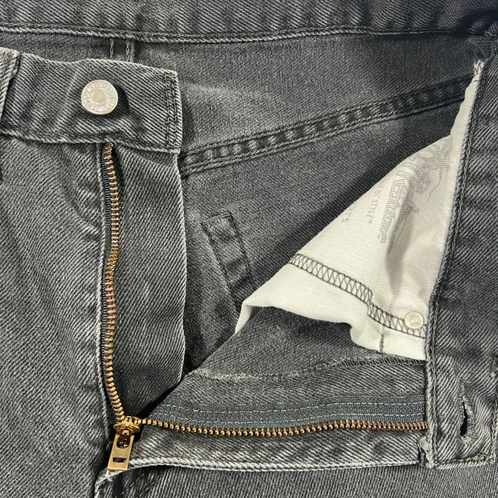 LEVI'S 550 Relaxed Fit Jeans Mens 32x30 Washed Black Bleach Stain Tapered 2016